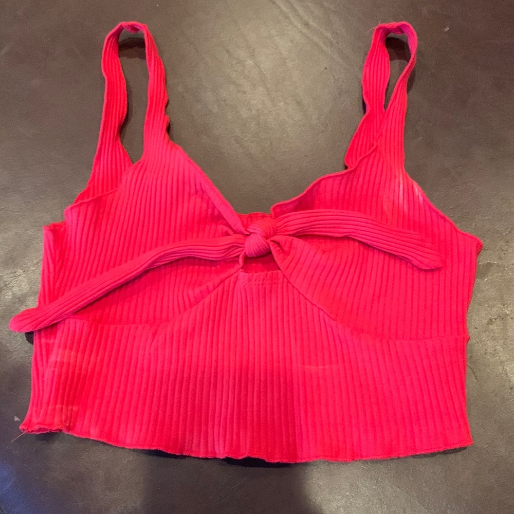 Crop top by Bradely Michelle in size Small and red color.